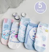 גרבי קרסול Sanrio לנשים, רכות, נושמות ונעימות
