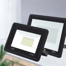 זרקור לד חיצוני עמיד למים 10-300W, חצר, מפעל, פרסום