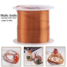 חוט נחושת גמיש לאלקטרו-גינון ותכשיטנות