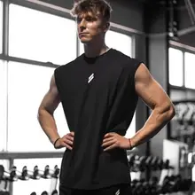 טנק טופ לגברים, אימון, קיץ, נושם, יבש מהר
