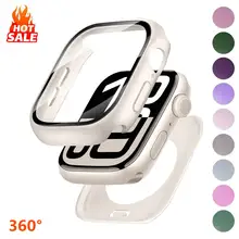 כיסוי עמיד למים Apple Watch, זכוכית מחוסמת, כל המידות