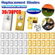 להבי חלופיים לרובוט גינה Luba, 36 יח' נירוסטה