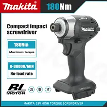 מברגת אימפקט אלחוטית Makita DTD173, 18V, BL