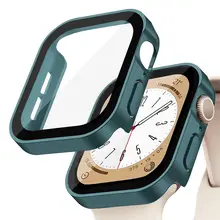 מגן מסך Apple Watch, Glass+כיסוי, סדרות 8-4, SE