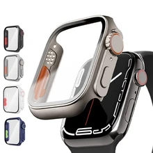 מגן מסך Apple Watch + כיסוי, סדרות 9-3, SE, Ultra