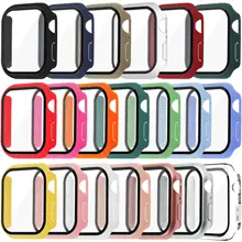 מגן מסך Apple Watch + כיסוי, סדרות 9-8-7-6-SE, 45-41 מ,מ
