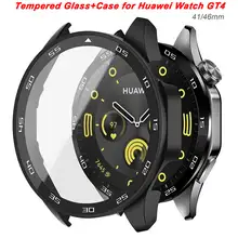 מגן מסך Huawei Watch GT4, זכוכית+כיסוי מלא, אביזרים