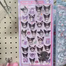 מדבקות ג'לי אנימה סאנריו קורומי, קריסטל, DIY