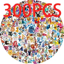 מדבקות דיסני מצחיקות, סטיץ', מיקי, נסיכות. 50-300 יח'