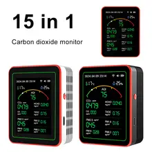 מוניטור איכות אוויר 15 ב-1 Tuya WiFi, PM2.5 CO2
