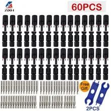 מחברי DC סולאריים עמידים למים, ערכת PV, גדלים שונים