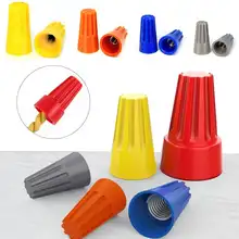 מחברי חוטים צבעוניים P1-P6, 100,25 יח׳, טרמינל קפיצי