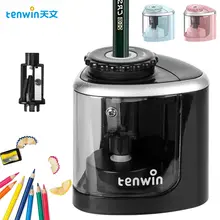 מחדד עיפרון חשמלי Tenwin, בטוח, לסטודנטים ואמנים