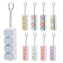 מחזיק מפתחות Fidget Keycap מקלדת, 4 מקשים, הפגת מתחים