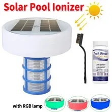 מטהר בריכה סולארי נחושת, ניקוי אוטומטי, תאורת LED