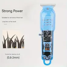 מכונת תספורת חשמלית לגבר, נטענת USB, מקצועית