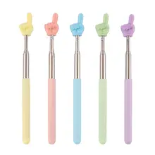 מצביע מורה טלסקופי 68 ס,מ צבעוני, לשיעור וקריאה