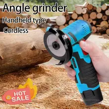 משחזת זווית אלחוטית 12V, ליטוש וחיתוך מקצועי