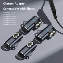 מתאם טעינה מגנטי לאוזניות AfterShokz, USB-C,iOS