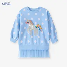 סווטשירט לילדות, רקמה חד קרן, משלוח חינם!