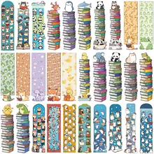 סימניות מעוצבות לילדים, חיות מצחיקות, 30 יח'