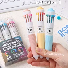 עט 28 צבעים רב-תכליתי, 0.8 מ,מ, 10 ב-1, לבית ספר