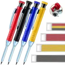 עיפרון נגרות מוצק 2.8 מ,מ עם מחדד, לעבודות עץ