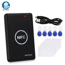 קורא כותב כרטיסי NFC RFID USB, שכפול תגים