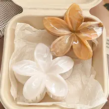 קליפס פרחוני לשיער, אביזרים לחוף ולשיער דק