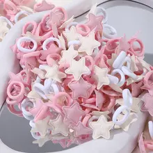 קשרי שיער לילדות, לבבות, כוכבים, גומיות קטנות