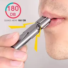 שריקת הישרדות ניידת עם מחזיק מפתחות , עוצמתי