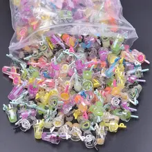 שרשראות זוהרות לכוסות מיץ 3D, תכשיטים DIY