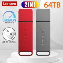 Lenovo PenDrive, דיסק און קי USB 3.2, עד 64TB