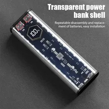 Power Bank מהיר 22.5W - ארבעה פורטים עם תאורה