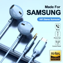 אוזניות סמסונג גלקסי - HiFi USB-C ו-3.5 מ,מ