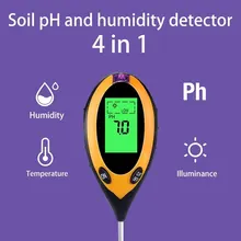 בוחן PH ולחות קרקע- בדיקה דיוקית לגינה וצמחים