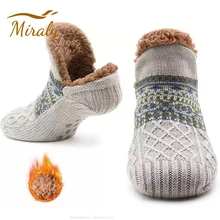 גרבי שלג מחממות עם תחתית למניעת החלקה - לנשים גברים