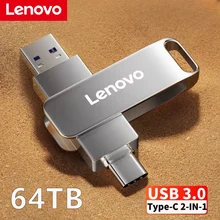 דיסק און קי Lenovo 64TB - זיכרון נייד מהיר USB-C