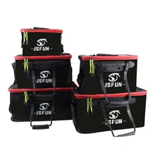 דלי דגים מתקפל עבה - מיכל מים נייד לדייג