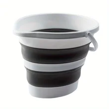 דלי מתקפל רב שימושי - אידיאלי לרכב, קמפינג