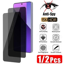 זכוכית מגן פרטיות Redmi - Note 12,11,10,9,8 Pro
