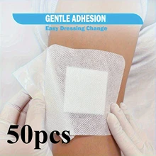 חבישת פצעים - 50 יחידות - חבישה נושמת וללא לטקס