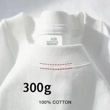 חולצת טריקו כותנה לגברים ונשים, 300 גרם קיץ