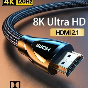 כבל HDMI 8K מהיר במיוחד ל-PS5, Xbox וטלוויזיה