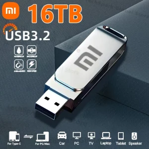 כונן נייד Xiaomi 16TB - זיכרון מהיר עמיד למים 2025