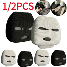 כיסוי ראש לרכב ליל כל הקדושים מצחיק, 3 חורים, קישוט