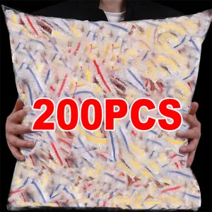 כיסויי מזון אלסטיים צבעוניים - אריזות ניילון לאחסון