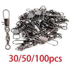 כלי דיג מקצועיים, קרסים עם מיסב כדורי - 30,50,100 יח'