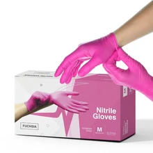כפפות ניטריל פוקסיה 3.5 מיל - כפפות ניקיון ביתיות