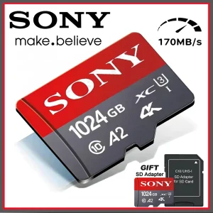 כרטיס זיכרון Micro SD Sony - 1TB,512GB,4K